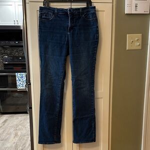 NYDJ Dark Blue Straight Leg Jeans